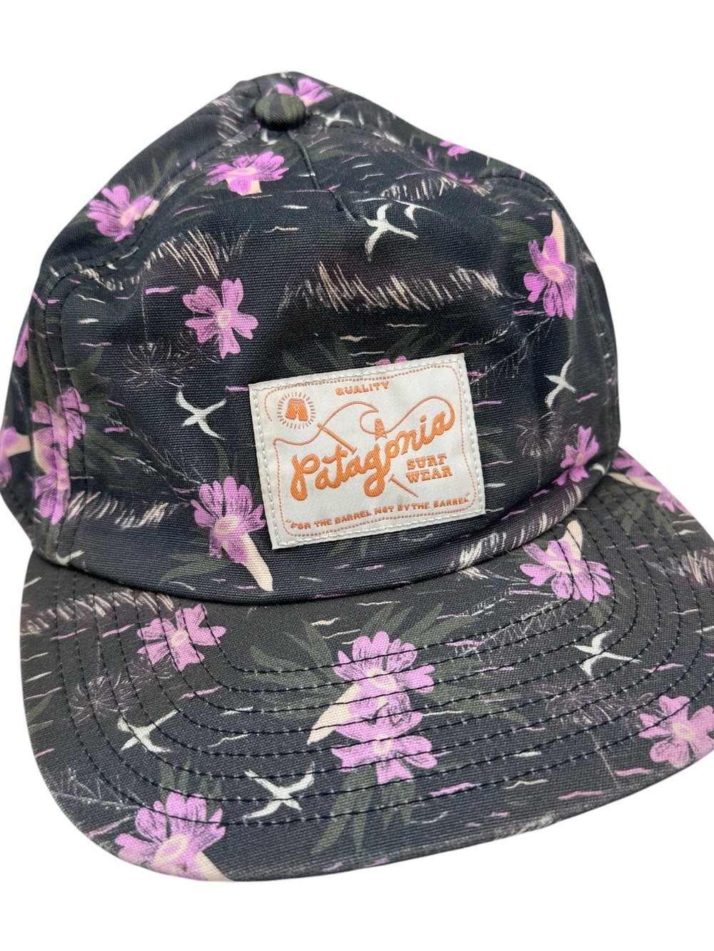 PATAGONIA Cap Hat Mens Snapback Funfarer Floral Surf Organic